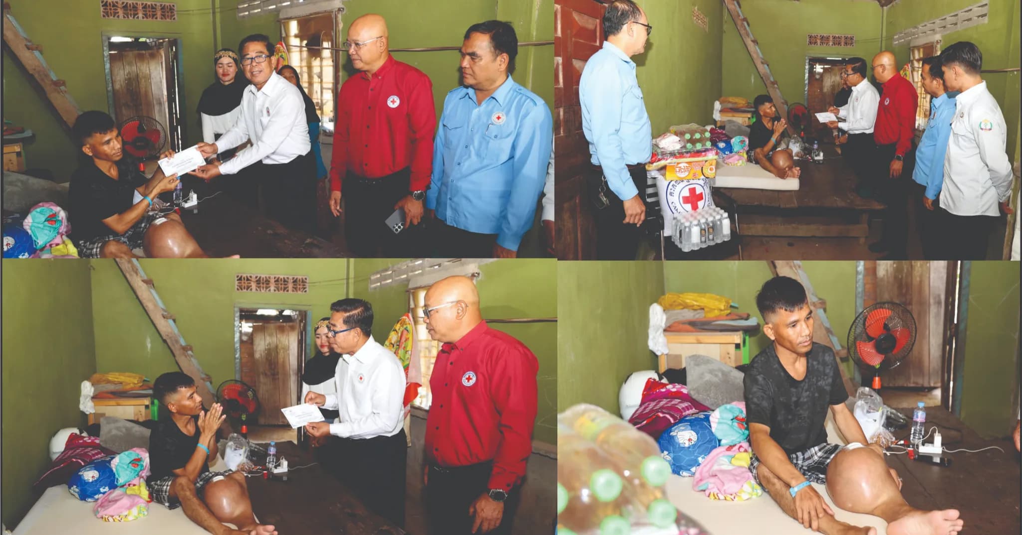 កាកបាទក្រហមកម្ពុជាខេត្តព្រះសីហនុ ចុះសួរសុខទុក្ខ និងនាំយកអំណោយមនុស្សធម៌ឧបត្ថម្ភដល់ប្រជាពលរដ្ឋមានជីវភាពខ្វះខាត និងមានជំងឺ