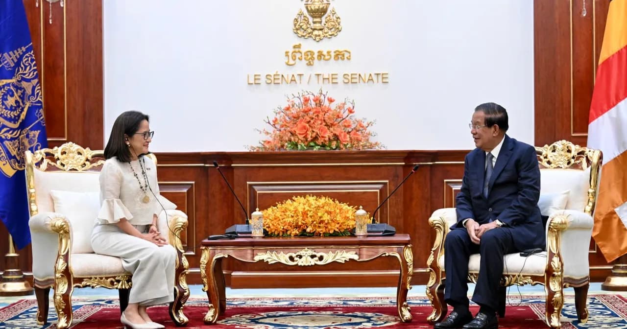 សម្តេចតេជោ ហ៊ុន សែន អនុញ្ញាតជូន ឯកអគ្គរដ្ឋទូតហ្វីលីពីន ដែលនឹងចប់អាណត្តិប្រចាំកម្ពុជា ចូលសម្តែងការគួរសម និងជម្រាបលា