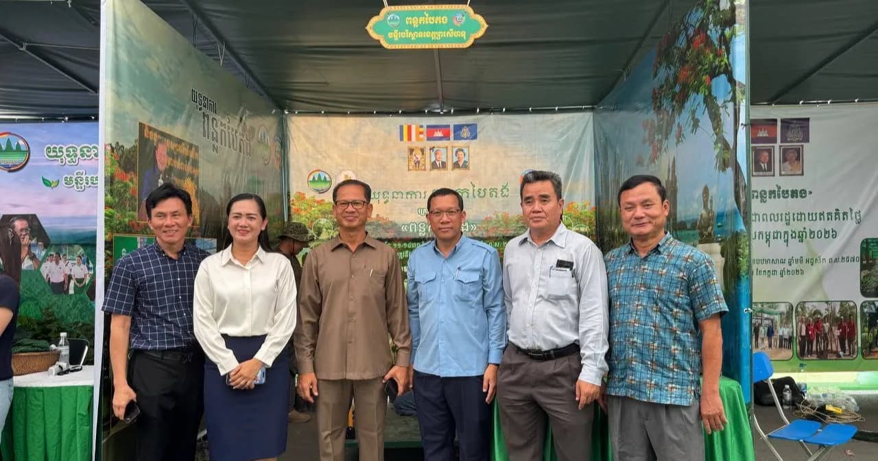មន្ទីរបរិស្ថានខេត្តព្រះសីហនុត្រៀមខ្លួនរួចរាល់ សម្រាប់ចូលរួមកម្មវិធីតាំងពិព័រណ៍ «ពន្លកបៃតង» នៅទីស្តីការក្រសួងបរិស្ថាន