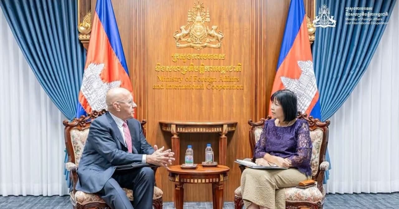 លោកជំទាវ រដ្ឋលេខាធិការប្រចាំការ អ៊ាត សោភា ទទួលជួប លោក Thomas Andrews អ្នករាយការណ៍ពិសេសរបស់អង្គការសហប្រជាជាតិ ទទួលបន្ទុកស្ថានភាពសិទ្ធិមនុស្សនៅកម្ពុជា