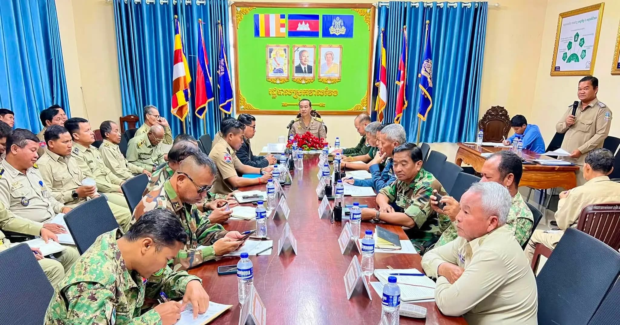 អភិបាលស្រុកវាលវែងដឹកនាំកិច្ចប្រជុំគណៈបញ្ជាការឯកភាពប្រចាំខែកក្កដា ឆ្នាំ២០២៦