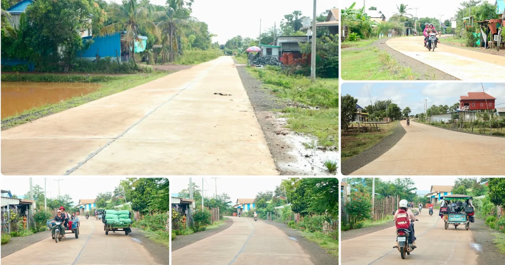 ផ្លូវបេតុងជាង២០គីឡូម៉ែត្រពីក្រុងស្ទឹងសែនទៅស្រុកកំពង់ស្វាយ ជួយសម្រួលសេដ្ឋកិច្ចប្រជាពលរដ្ឋ