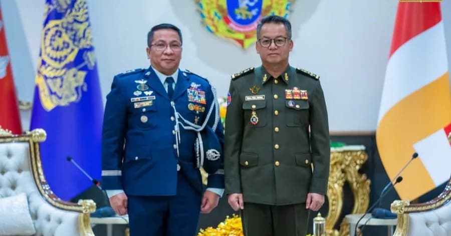 ប្រមុខការពារជាតិកម្ពុជា និងអនុព័ន្ធយោធាហ្វីលីពីន បញ្ជាក់ពីការពង្រឹងតួនាទីក្រុមសង្កេតការណ៍អាស៊ានក្នុងបញ្ហាព្រំដែនកម្ពុជា-ថៃ