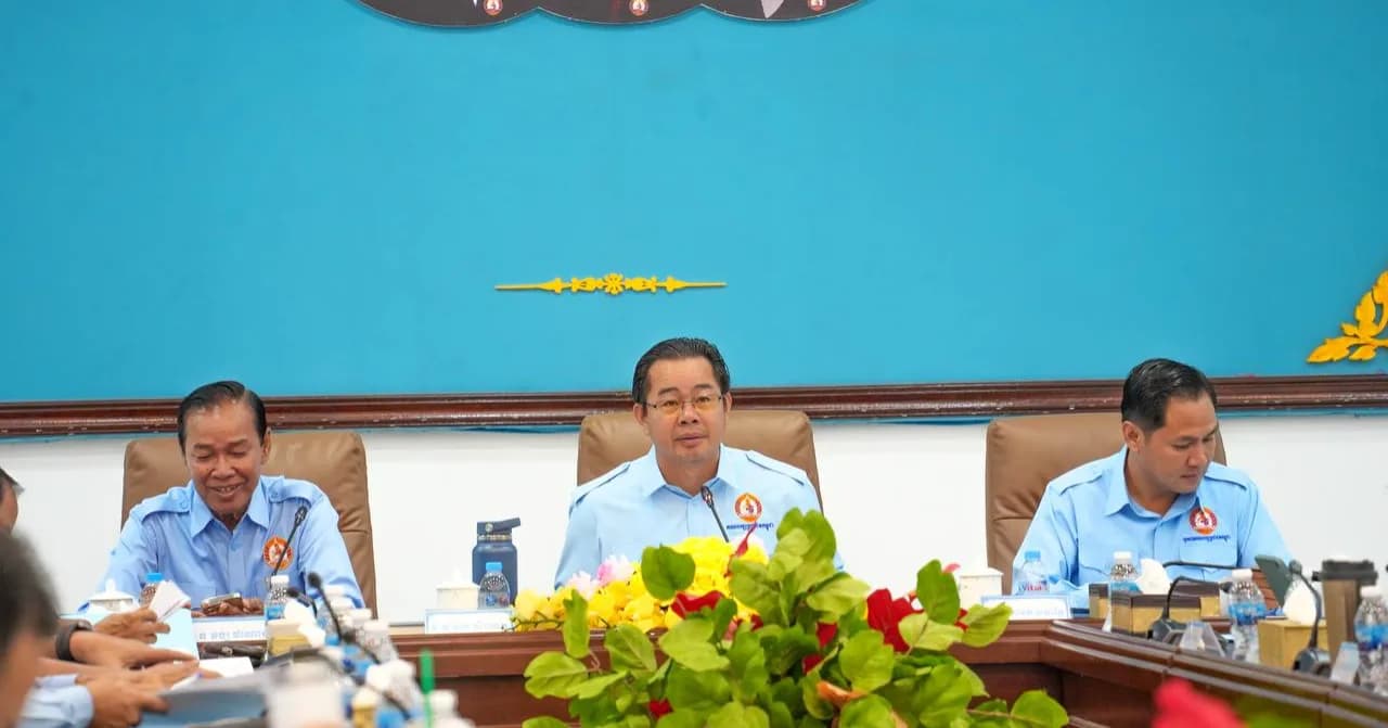 ឯកឧត្តម ម៉ាង ស៊ីណេត អញ្ជើញដឹកនាំកិច្ចប្រជុំជីវភាពនយោបាយគណបក្សប្រជាជនកម្ពុជាប្រចាំខែមិថុនា ឆ្នាំ២០២៦
