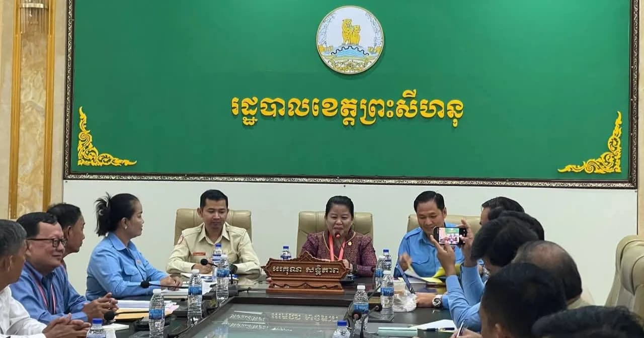 លោកជំទាវប្រធានគណៈមេប្រយោគ និងថ្នាក់ដឹកនាំអង្គភាពប្រឆាំងអំពើពុករលួយ ចុះពិនិត្យការងារប្រឡងបាក់ឌុប និងសន្តិសុខនៅខេត្តព្រះសីហនុ