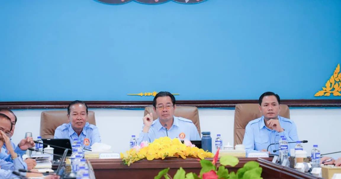ឯកឧត្តម ម៉ាង ស៊ីណេត អញ្ជើញដឹកនាំកិច្ចប្រជុំពិនិត្យវិភាគ និងព្យាករណ៍លទ្ធផលបោះឆ្នោតជ្រើសរើសក្រុមប្រឹក្សាឃុំ/សង្កាត់ អាណត្តិទី៦ ឆ្នាំ២០២៧